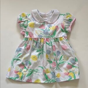 TBBC Cindy Lou Sash Dress in Elizabethtown Tulips